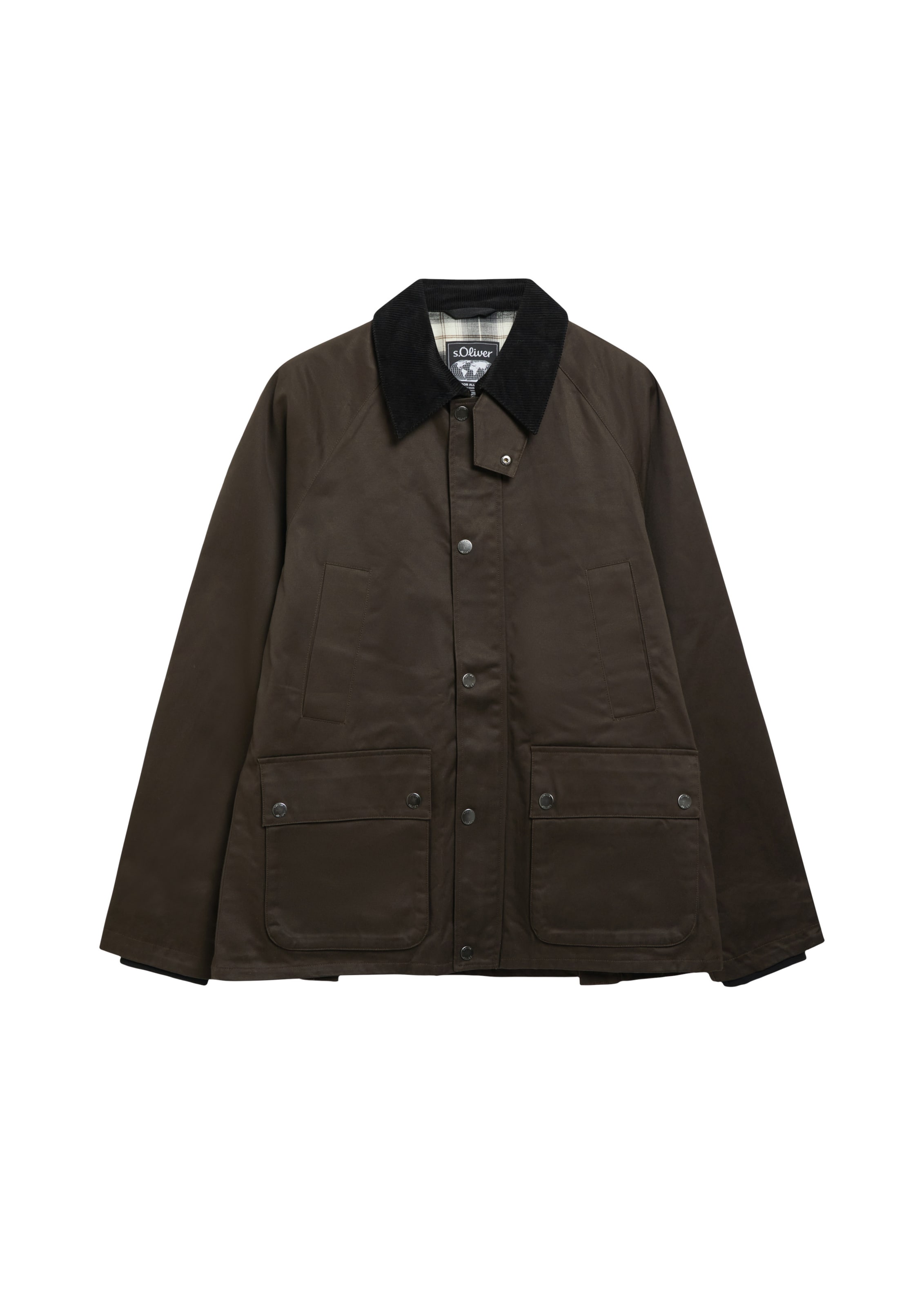 s.Oliver Between-season jacket in XXXL in Dark brown, Item view