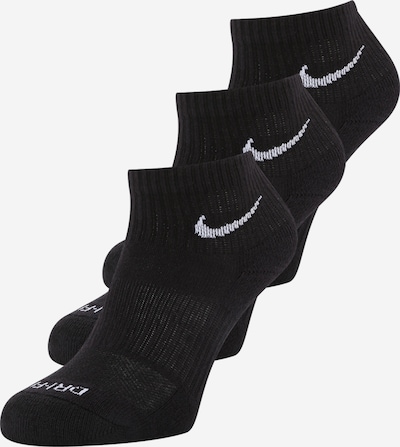 NIKE Urheilusukat 'Everyday Plus' värissä musta / valkoinen, Tuotenäkymä