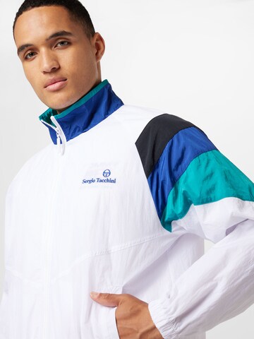 Sergio Tacchini Спортивная куртка 'MACAO' в Белый