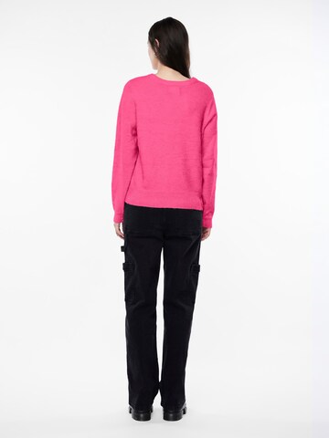 PIECES Pullover 'Karina' in Pink