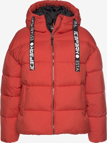 ICEPEAK Outdoor Jacket in Red: front