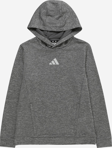 ADIDAS SPORTSWEAR Sport sweatshirt 'Heather' i grå: framsida