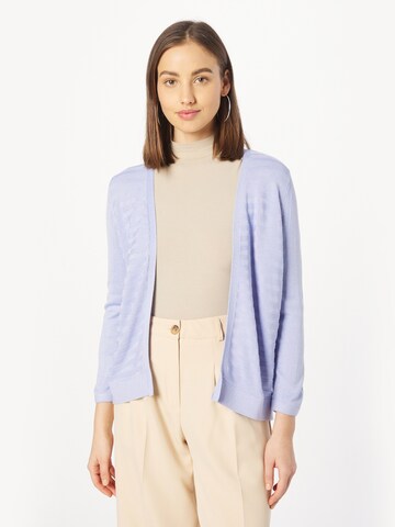 Cardigan QS en violet : devant