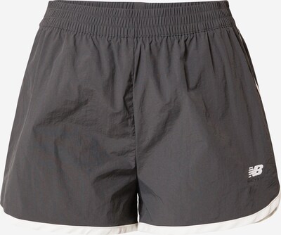 new balance Sportshorts in anthrazit / weiß, Produktansicht