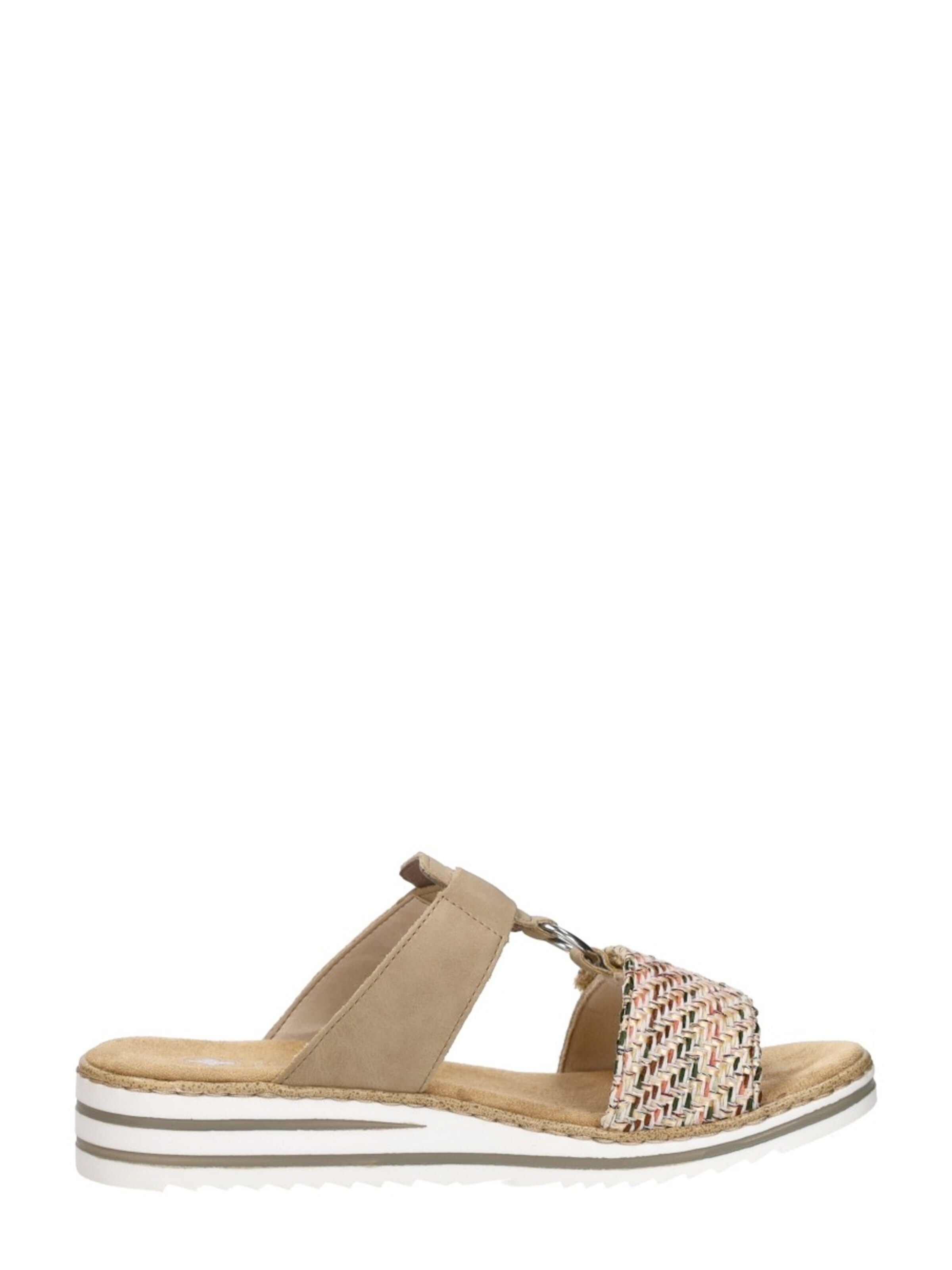Rieker Huisschoenen 'Open Teen' in Beige