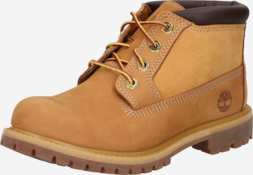 TIMBERLAND - Botines con cordones 'Nellie Chukka Leather Suede NWP' en marrón: frente