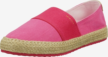 Espadrilles GANT en rose : devant