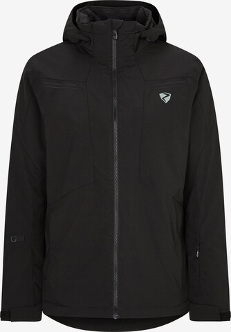 ZIENER Athletic Jacket 'TAFAR' in Black: front
