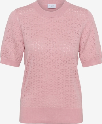 SAINT TROPEZ Pullover in Pink: Vorderseite