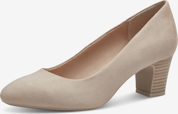 s.Oliver - Zapatos con plataforma en beige: frente