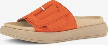 GABOR Mules in Orange: front