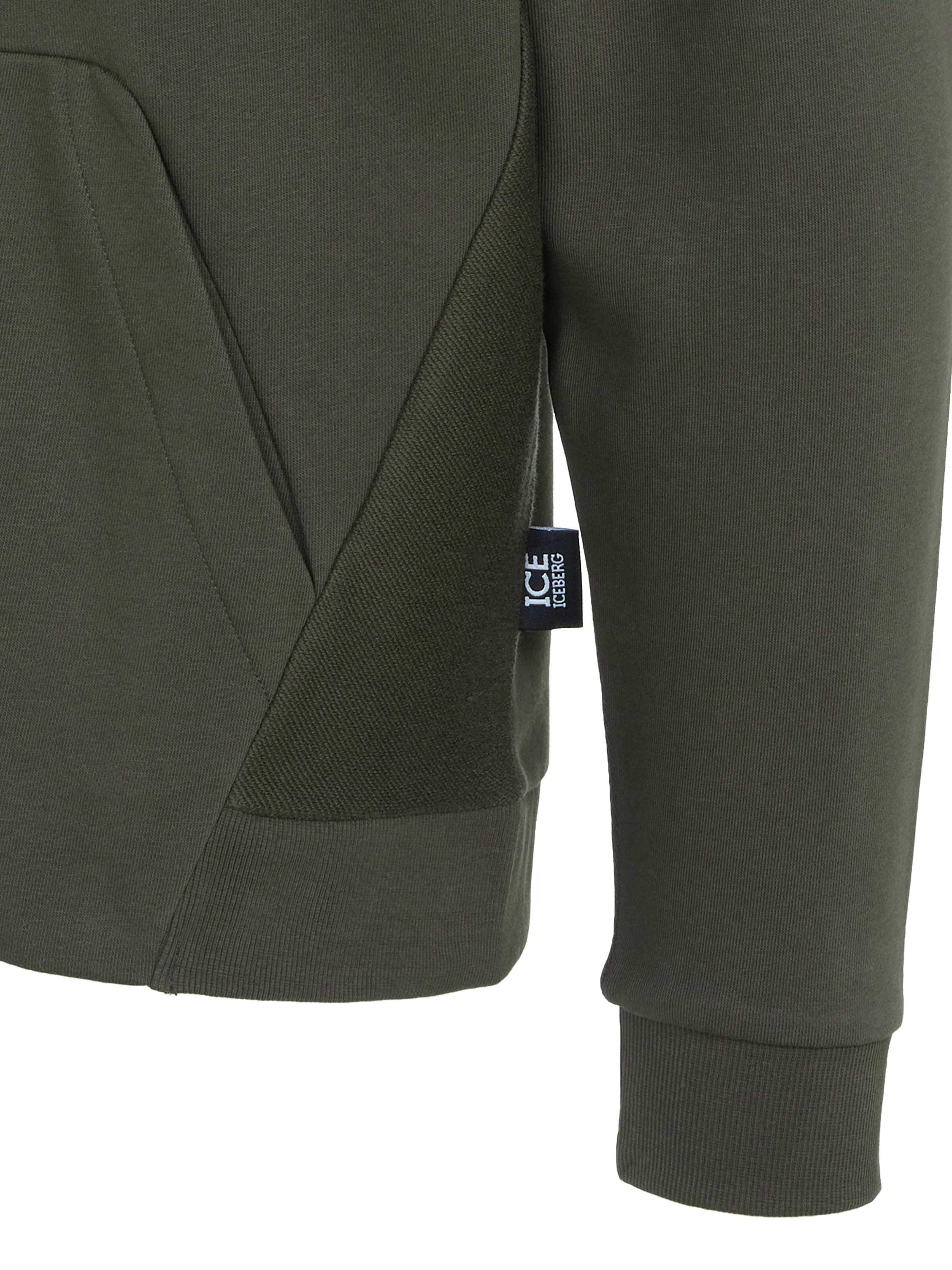 Giacca di felpa 'Iceberg Pullover' di ICEBERG in verde