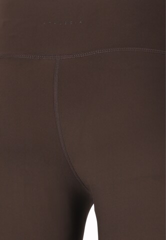 Athlecia Skinny Tights 'Blossom' in Braun