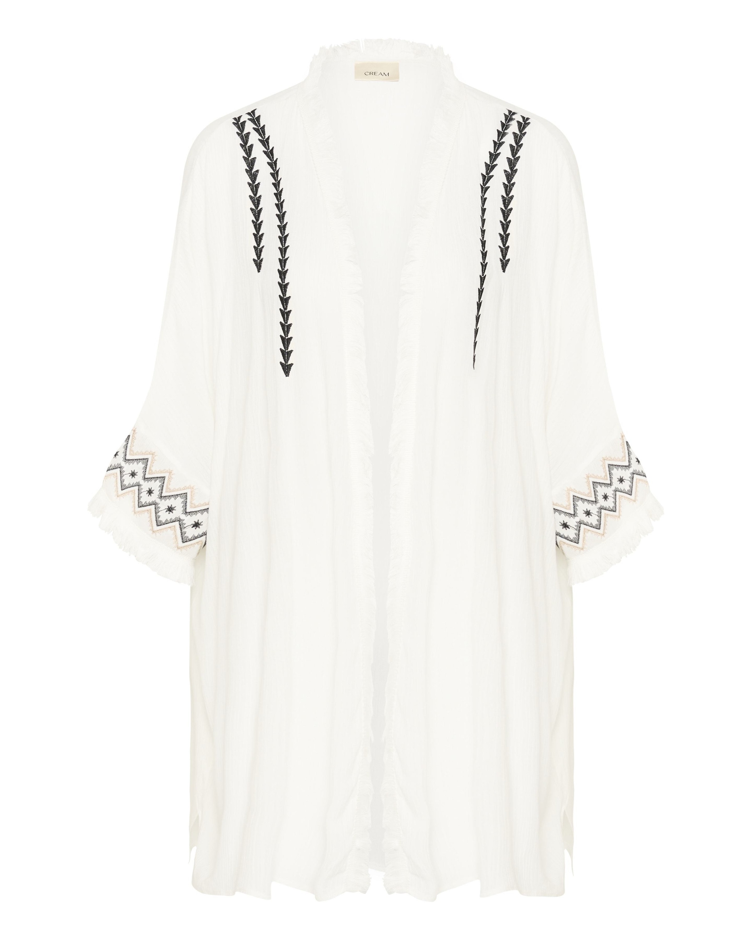 Kimono 'CRFrottie' Cream en blanc : devant