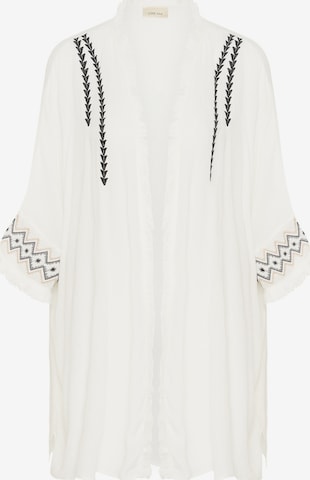 CreamKimono 'CRFrottie' - bijela boja: prednji dio