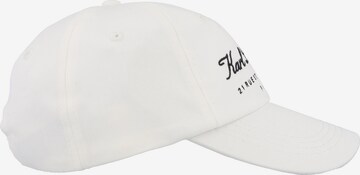 Cappello da baseball di Karl Lagerfeld in bianco