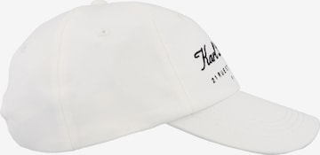 Cappello da baseball di Karl Lagerfeld in bianco