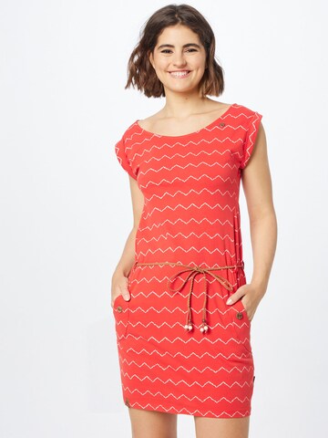 Ragwear Zomerjurk in Rood: voorkant