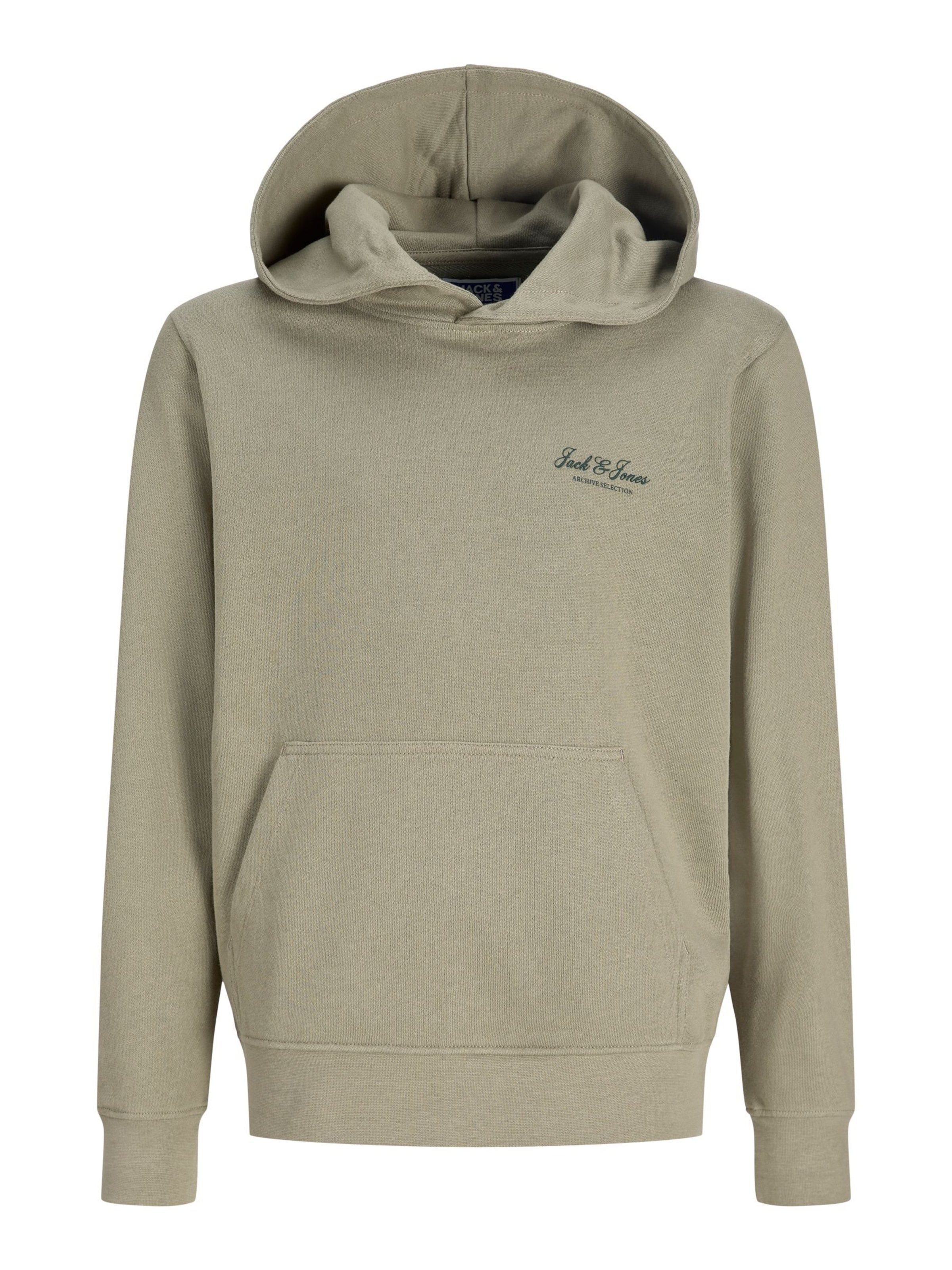 Felpa di Jack & Jones Junior in verde: frontale