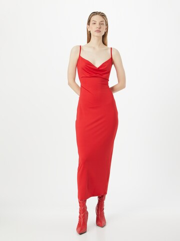 raudona NA-KD Kokteilinė suknelė: priekis