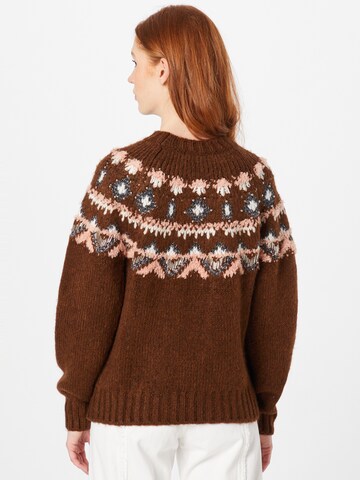 VERO MODA Sweater 'MARLEY' in Brown