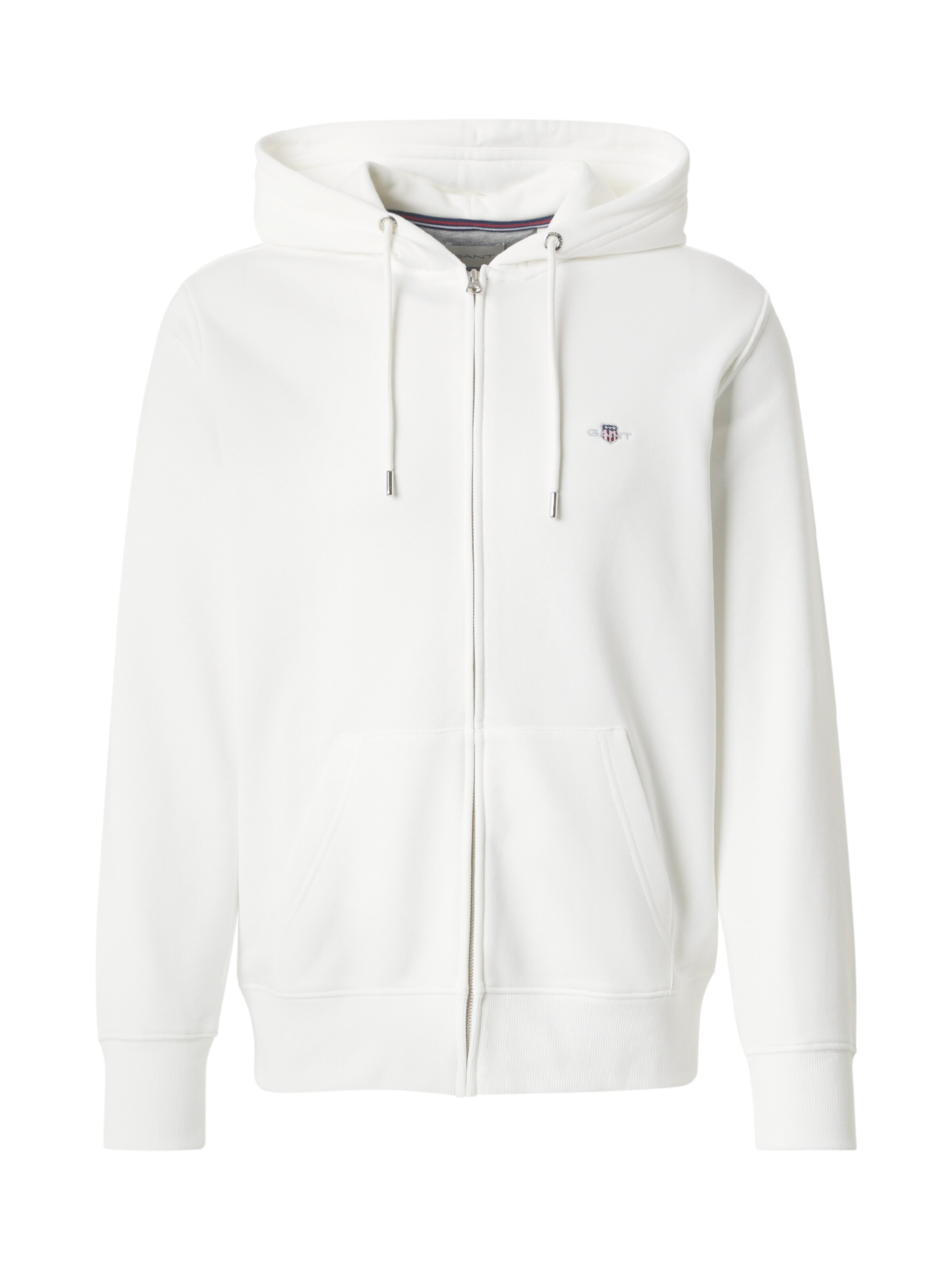 GANT Суичъри с качулка в бяло: отпред