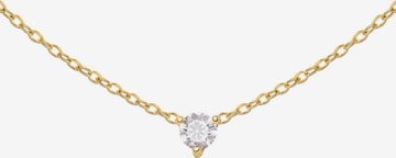 Luamaya Necklace 'Solitaire Stone Choker' in Gold: front
