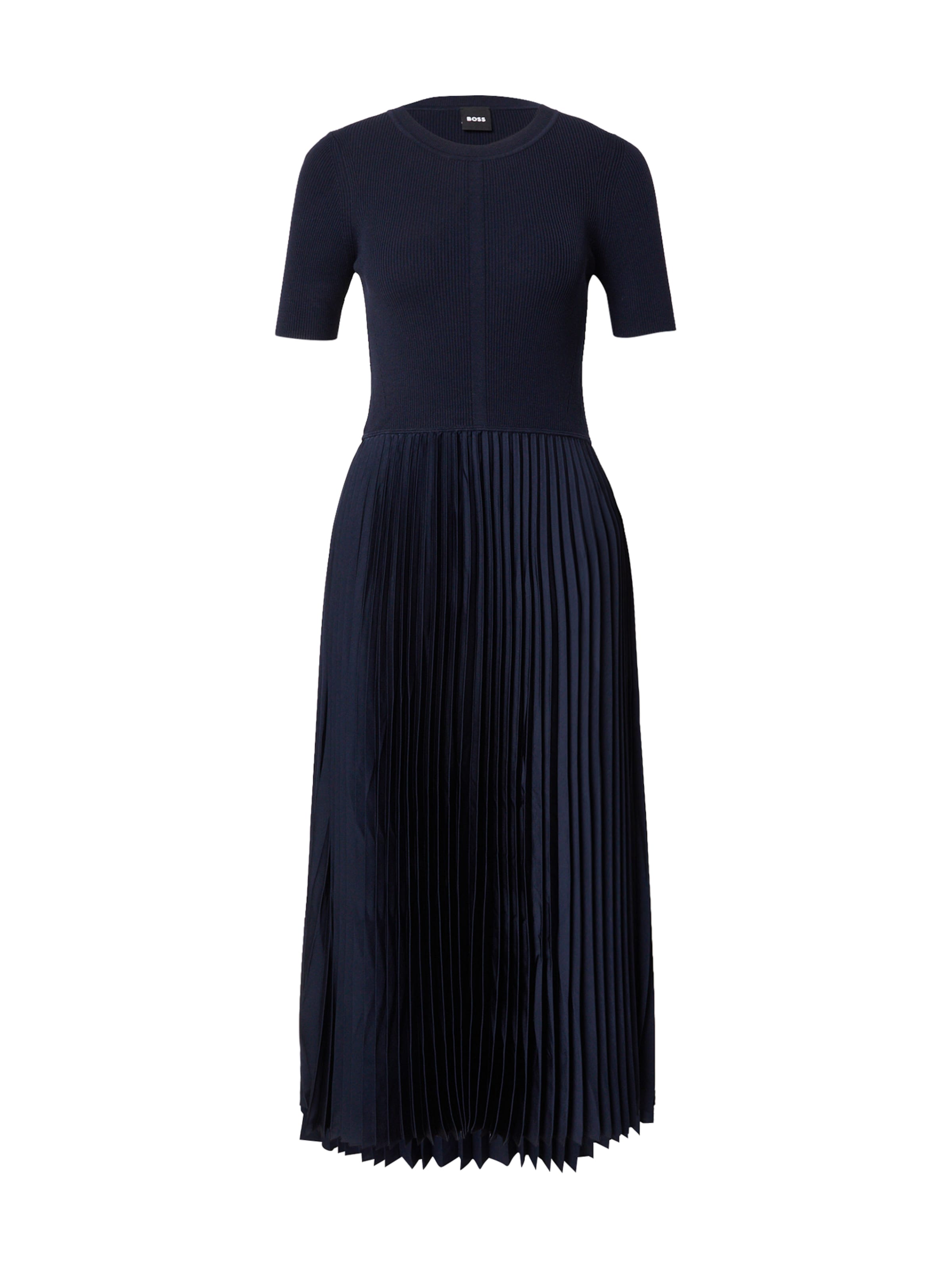 Rochie &#x27;Fadridi&#x27; de la BOSS pe albastru: față