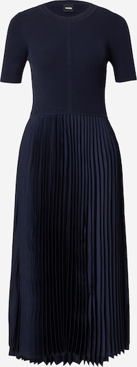 Rochie tricotat 'Fadridi' BOSS pe albastru închis, Vizualizare produs