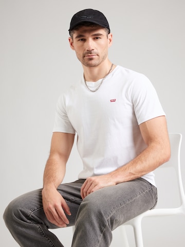 LEVI'S ® T-Shirt  'Original Housemark Tee' in Weiß: Vorderseite