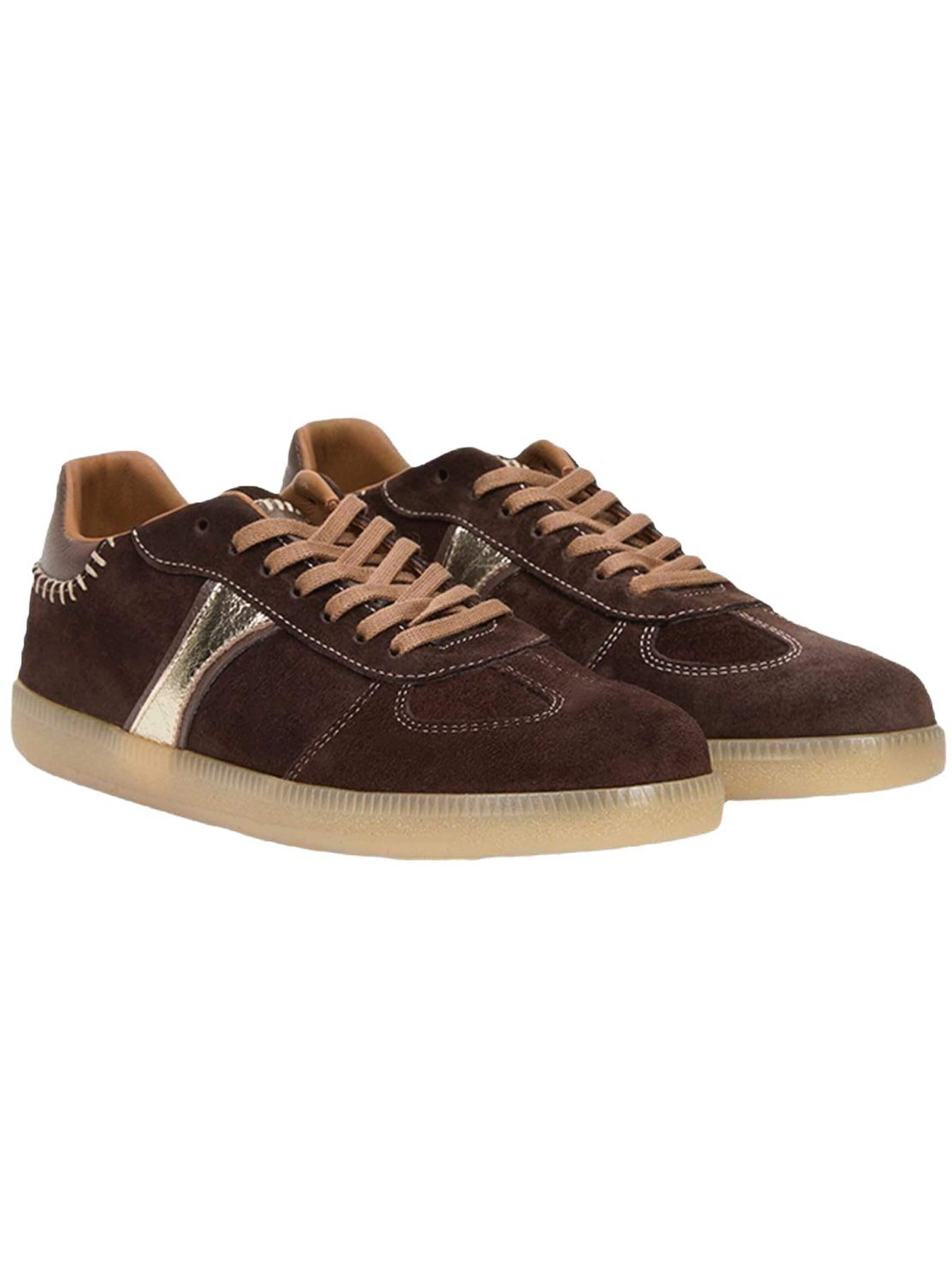 Baskets basses 'Trainer' Desa en marron : devant
