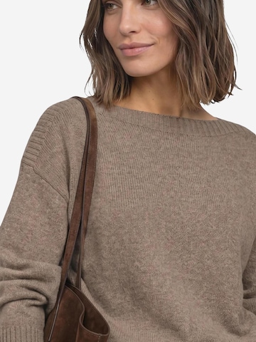 Pullover 'cosy u-boat sweater 304055' di STREET ONE in beige