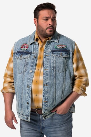 Gilet John F. Gee en bleu : devant