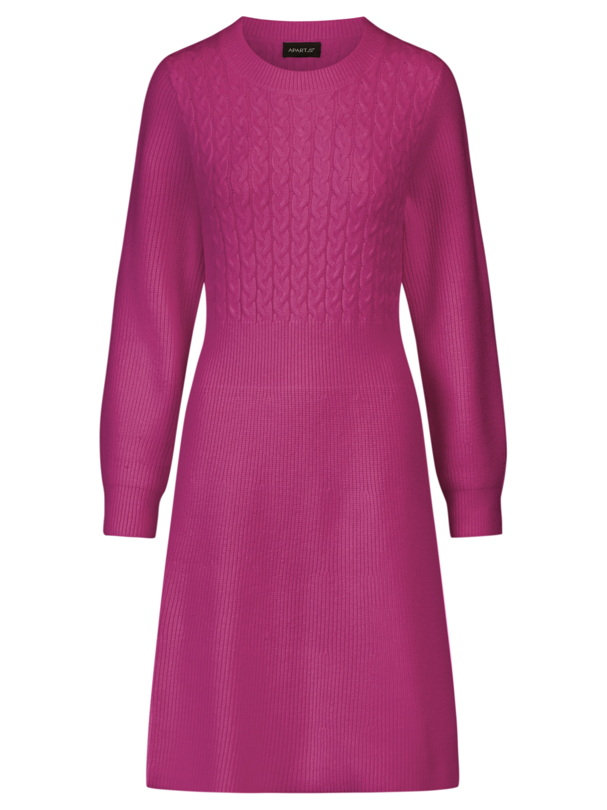APART Knitted dress in Purple: front