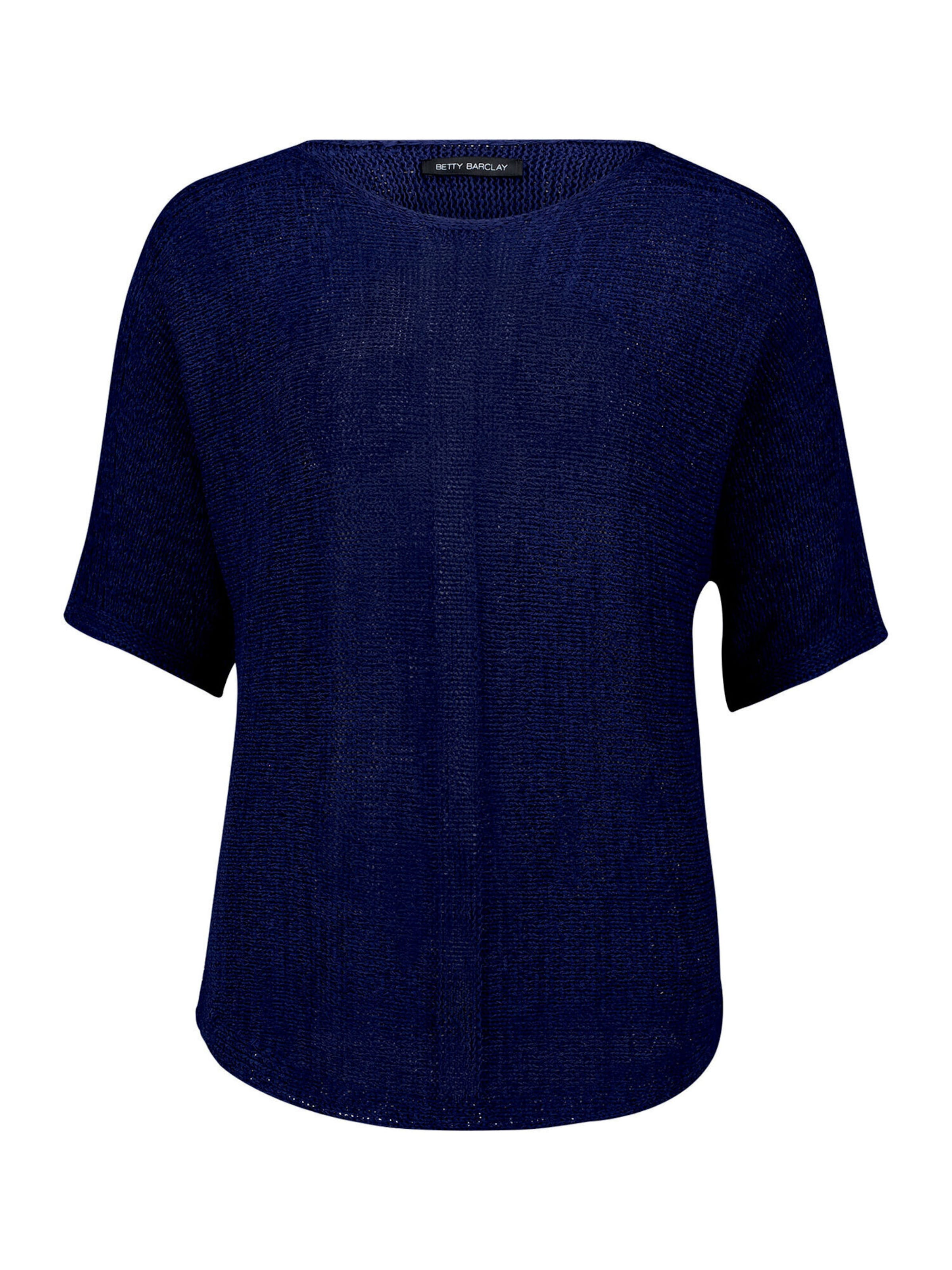 Betty Barclay Strickpullover kurzarm in Blau: Vorderseite