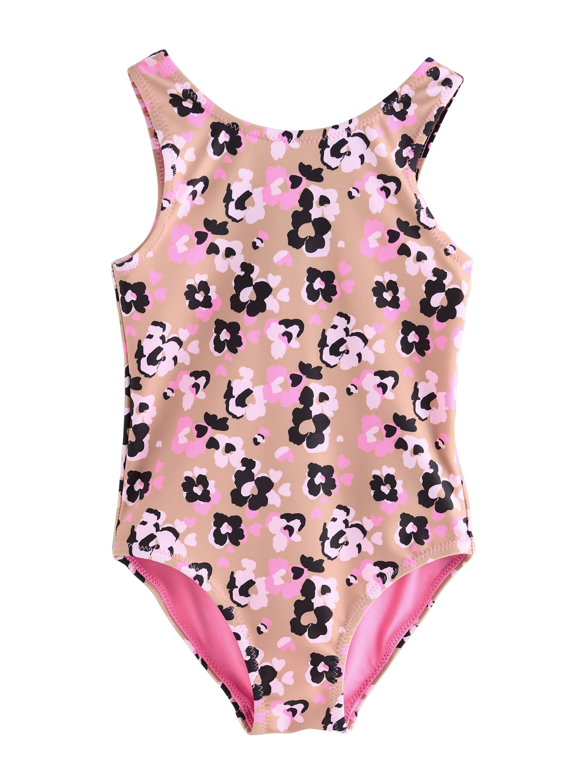 Next Ολόσωμο μαγιό σε ροζ: μπροστά