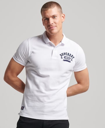 T-Shirt Superdry en blanc : devant