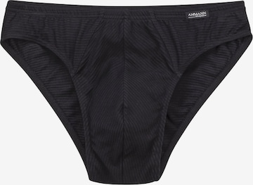 Ammann Slip 'Modern' in Schwarz: Vorderseite