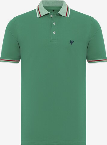 DENIM CULTURE Shirt 'LIONEL' in Groen: voorkant