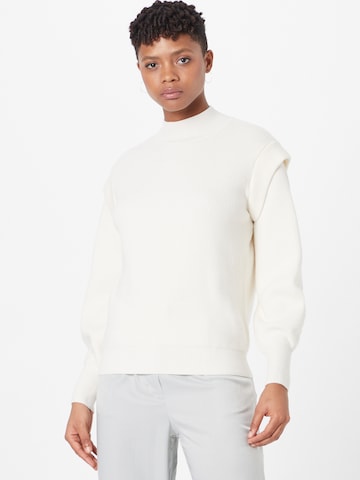MSCH COPENHAGEN Sweater in White: front