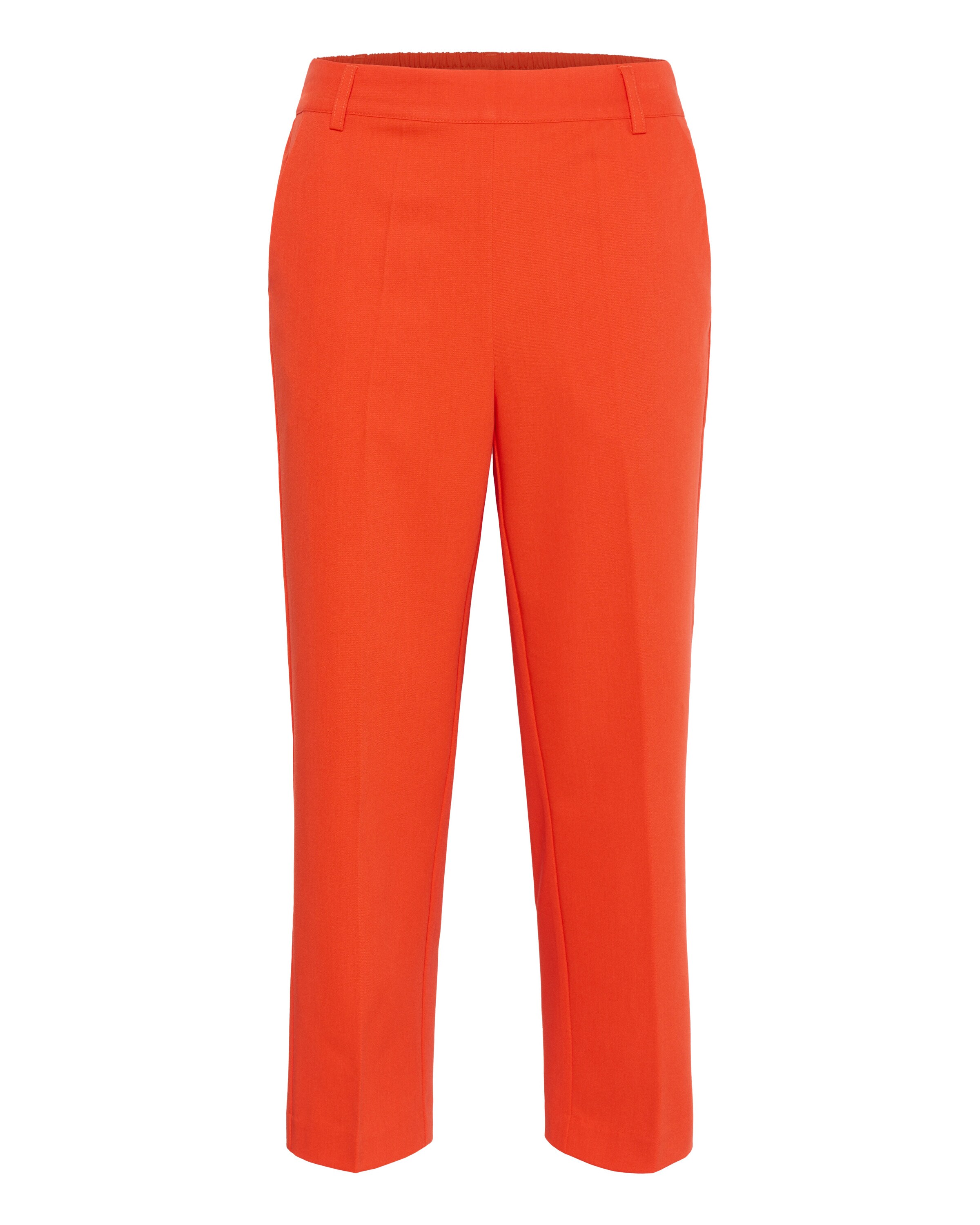 Kaffe Regular Pleated Pants 'Sakura' in Orange: front