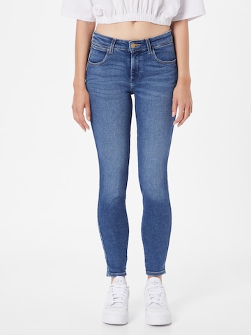 Coupe slim Jean WRANGLER en bleu : devant