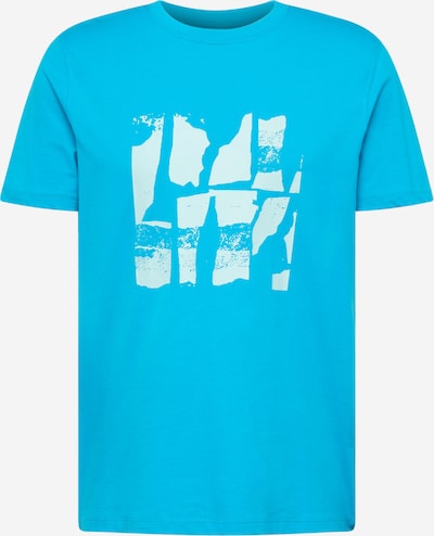 ESPRIT T-Shirt en bleu cyan / blanc, Vue avec produit