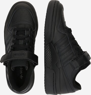 juoda ADIDAS ORIGINALS Sportbačiai 'FORUM'