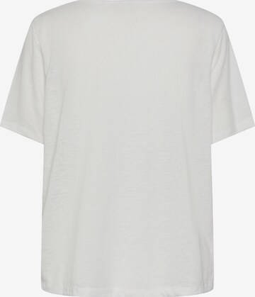 T-shirt 'SYLVIE' PIECES en blanc