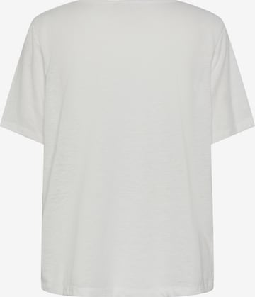 T-shirt 'SYLVIE' PIECES en blanc