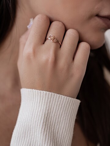 Hey Happiness Ring 'Connected Hearts'‌‌ in Gold