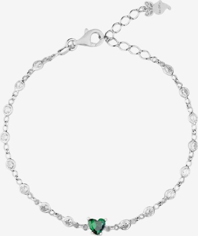 So Chic Armband in smaragd / silber, Produktansicht