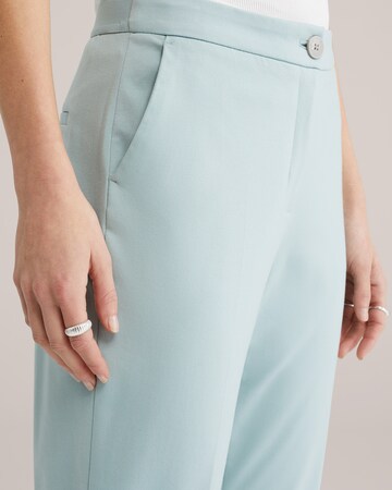 WE Fashion Slimfit Byxa i blå