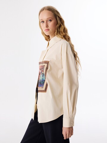Chemisier Twist en beige